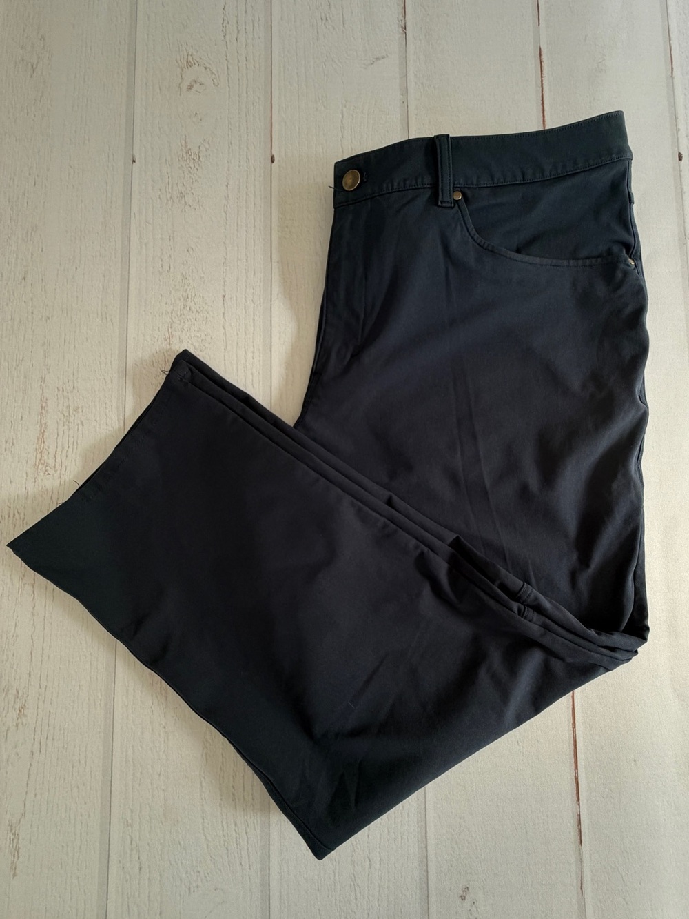 Lululemon Navy Utilitech 7/8 Men’s Golf Stretch S 38 Cropped Performance Travel - Picture 10 of 10